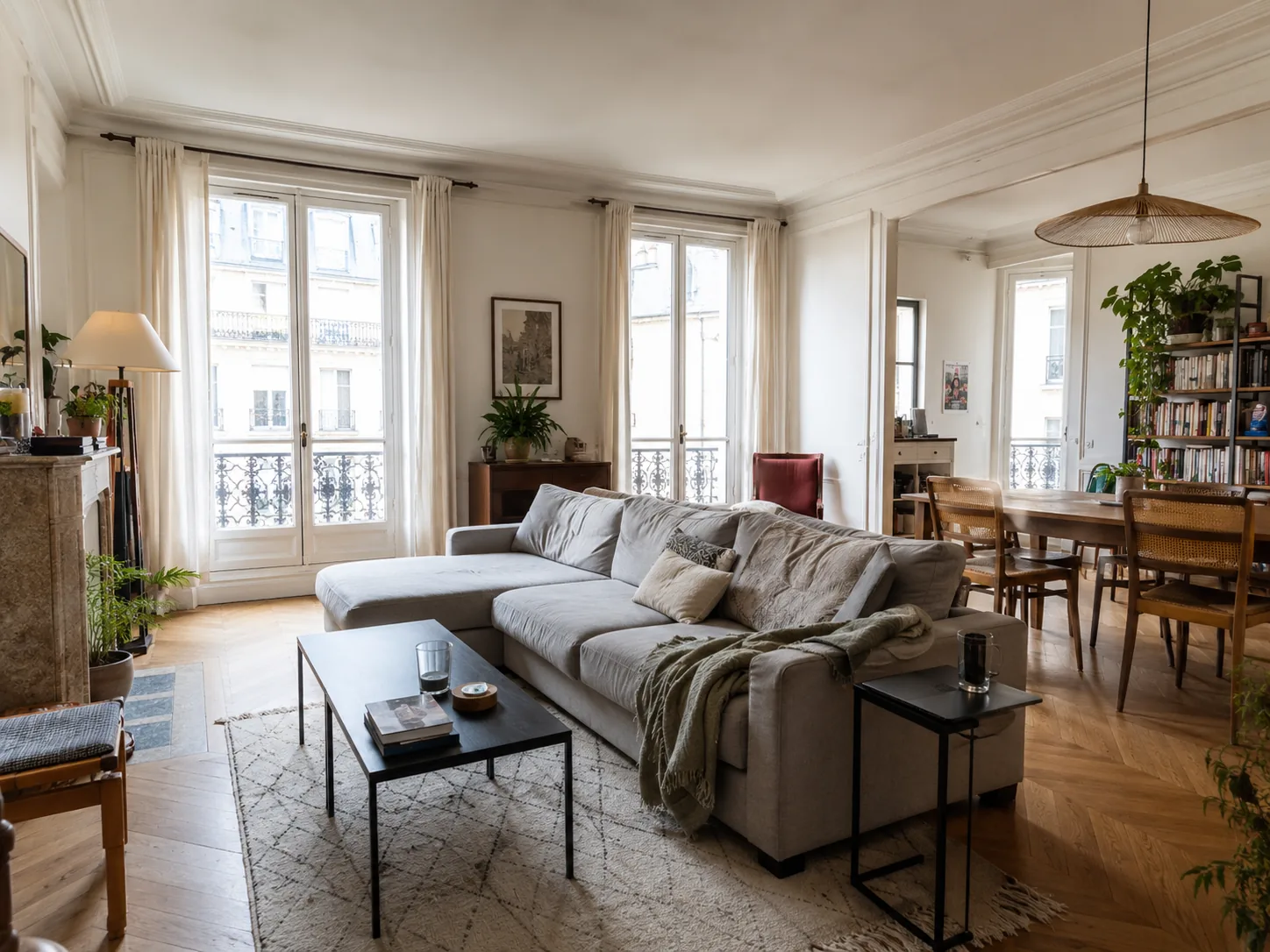 État des lieux avant le départ — Paris 2e, T3 68 m²